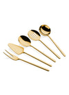 Gourmet Series Gold Serving Utensils, Set of 5