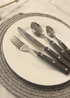 Dark Series Cutlery, Set of 24