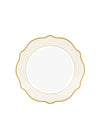 Jaswely Series Porcelain Side Plates, Set of 6 - Cream