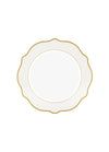 Jaswely Series Porcelain Side Plates, Set of 6 - White