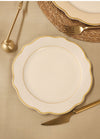 Jaswely Series Porcelain Side Plates, Set of 6 - White