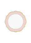 Jaswely Series Porcelain Side Plates, Set of 6 - Pink