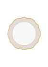 Jaswely Series Porcelain Side Plates, Set of 6 - Sand Beige