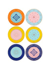 Muse Series Porcelain Side Plates, Set of 6