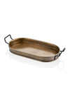 Gold Oval Serving Tray (54 x 23 cm)