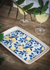 Odore Di Limone Collection Rectangular Serving Platter – 34 x 25 cm