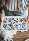 Odore Di Limone Collection Rectangular Serving Platter – 34 x 25 cm
