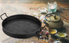 Black Round Serving Tray (52 x 42 cm)