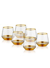 Glam Series Tumblers, Set of 6 - Gold