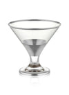 Glam Series Dessert Glasses, Set of 6 - Silver