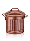 Copper Countertop Waste Basket, 4L