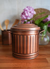 Copper Countertop Waste Basket, 4L