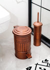 Copper Step On Bathroom Rubbish Bin, 5L