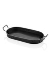 Black Oval Serving Tray (54 x 23 cm)