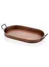 Copper Oval Serving Tray (66 x 32 cm)