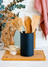 Black Utensil Jar