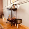 Black Serving Trolley