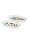 Limoncello Series Oval Platters, Set of 2