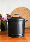 Black Countertop Waste Basket, 4L