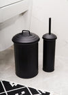 Black Toilet Brush & Holder