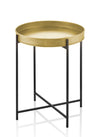 Gold Round Side Table