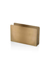 Gold Napkin Holder - 8 cm (H) x 13 cm (W) x 2 cm (D)